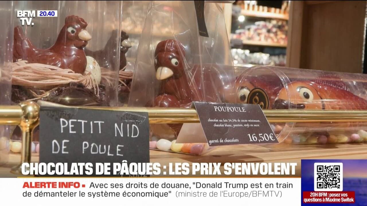The 8 p.m. report – The price of Easter chocolates increased by 14 % in one year The 8 p.m. report – The price of Easter chocolates increased by 14 % in one year