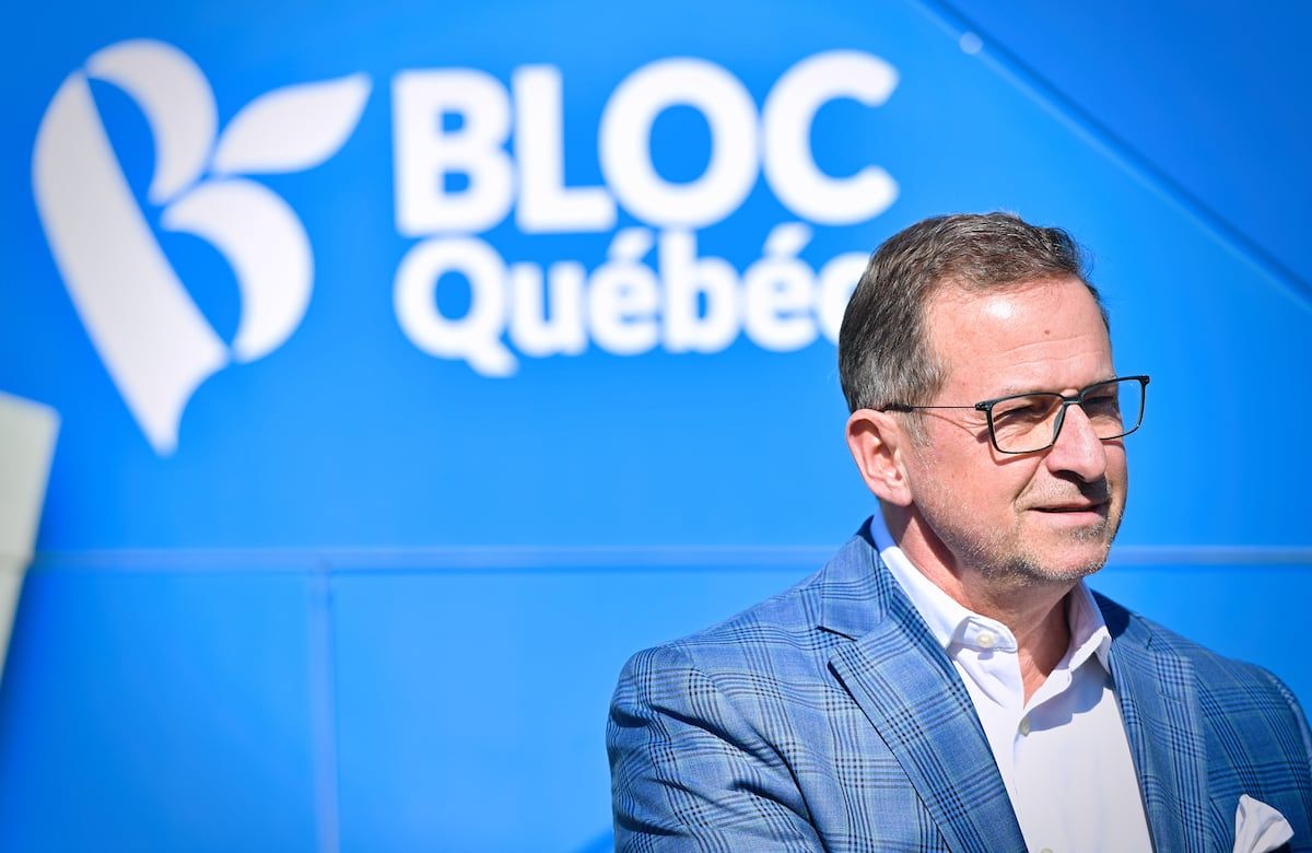 The chief of the Bloc Québécois, Yves-François Blanchet, was passing through Trois-Rivières and Saguenay-Lac-Saint-Jean on Saturday.