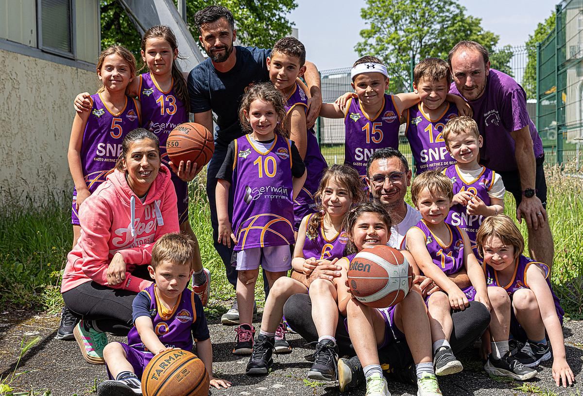 Where there is basketball, there is the CTC heart of Béarn Lahourcade. Photo