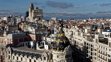 A view of the city center of Madrid. Illustration photo. (Daniel Fouray / Maxppp)