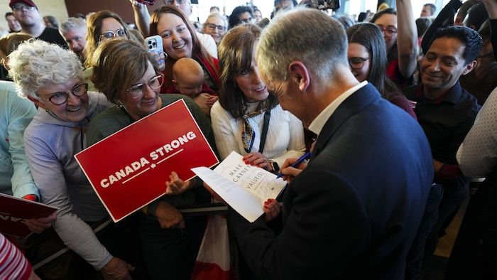 Mark Carney Autography A book.