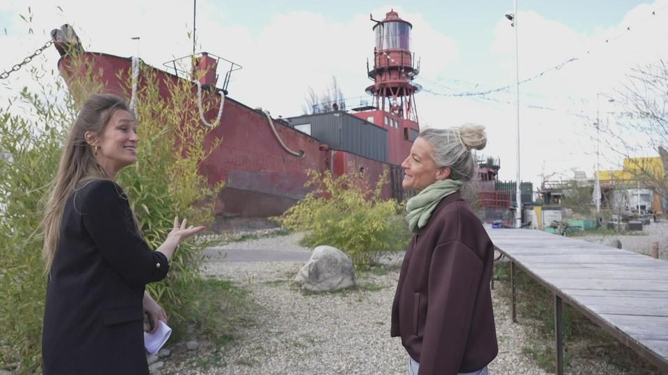 Le Gannet, a cultural center on a boat