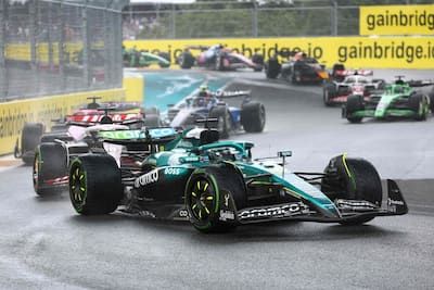 In the 19th row of the qualifications of the Miami Grand Prix: