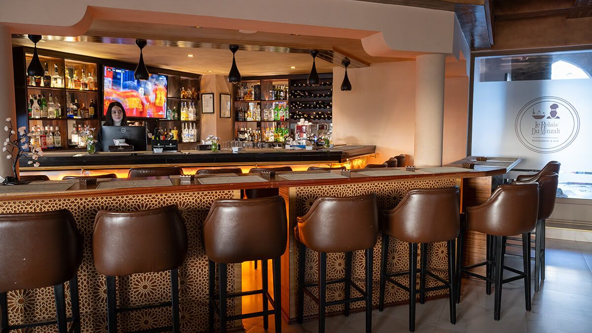 Bar -restaurant of the M'Sallah Garden Sports Club in Tangier, Morocco - Atalayar/Guillermo López