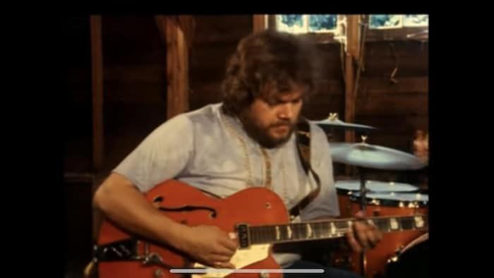 Randy Bachman plays on the guitar that was stolen from him in 1976.