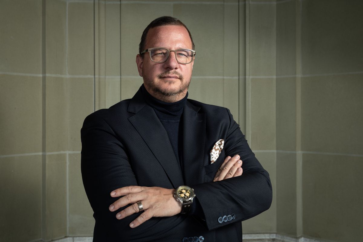 Portrait of Philipp Matthias Bregy, future president of Die Mitte, member of the presidium and national advisor, photographed by Beat Mathys. Portrait of Philipp Matthias Bregy, future president of Die Mitte, member of the presidium and national advisor, photographed by Beat Mathys.