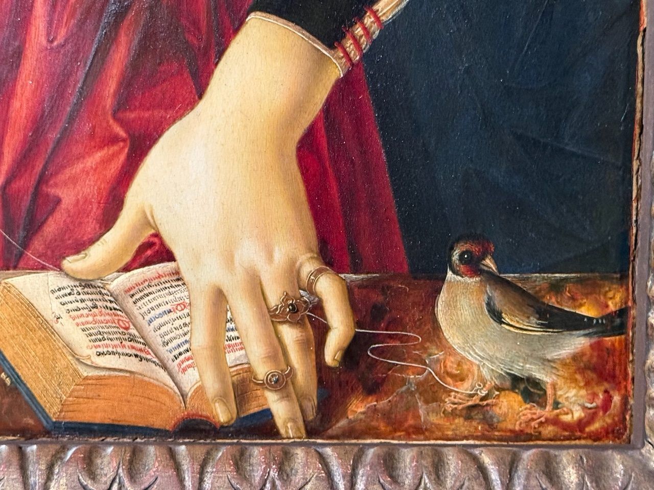Detail of the Virgin and the Child of the Perugin 1470 !!