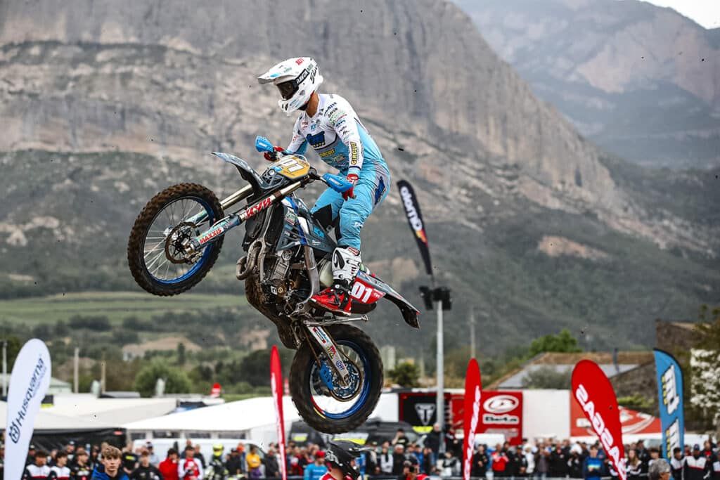 Zach Pichon jump endurogp 2025 Spain