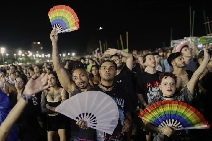 Lady Gaga has many fans among the LGBT+ community in Brazil.