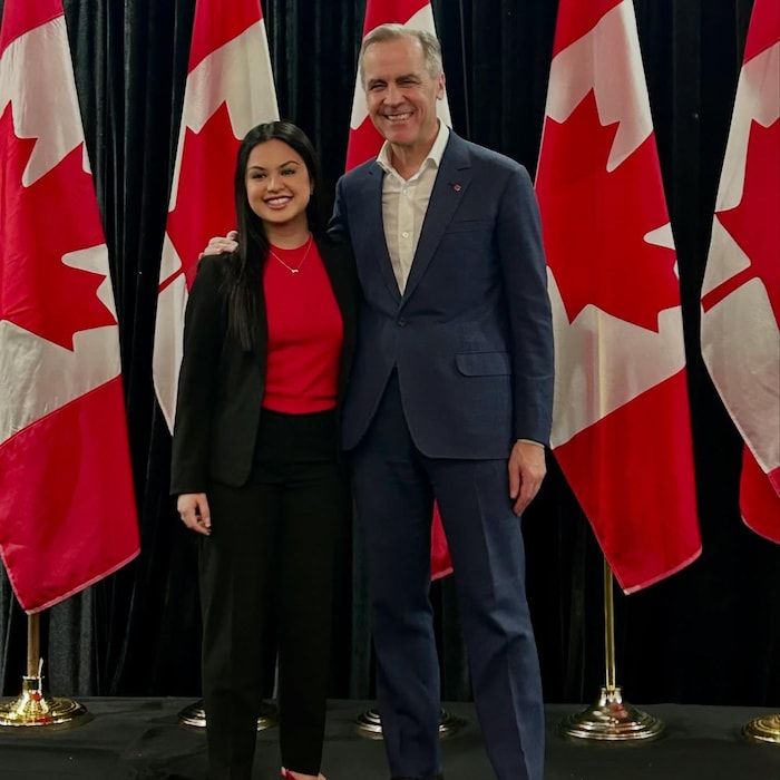 Amandeep Sodhi et Mark Carney.