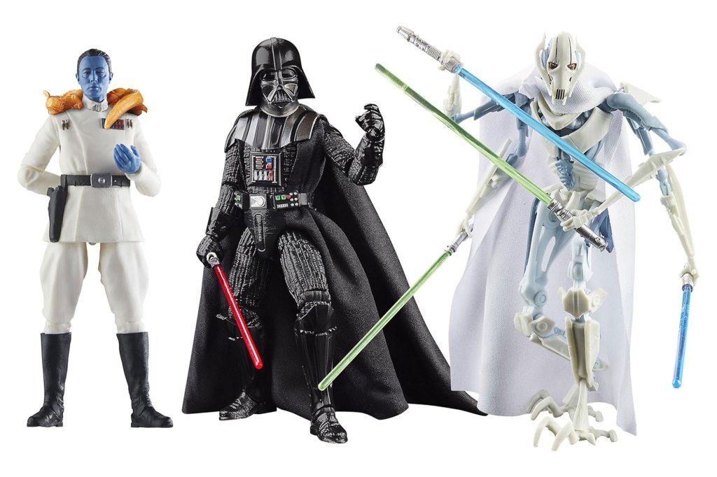 A group of action figures, including one resembling Lars Mikkelsen