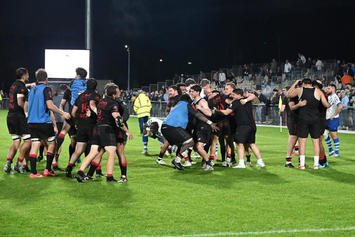 The deliverance of the Rouennais at the final whistle.