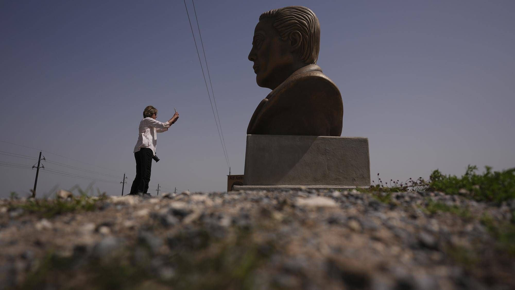The bust of the boss to SpaceX's in Boca Chica, Texas, March 5, 2025.-© Eric Gay / Keystone-sda.ch The bust of the boss to SpaceX's in Boca Chica, Texas, March 5, 2025.-© Eric Gay / Keystone-sda.ch