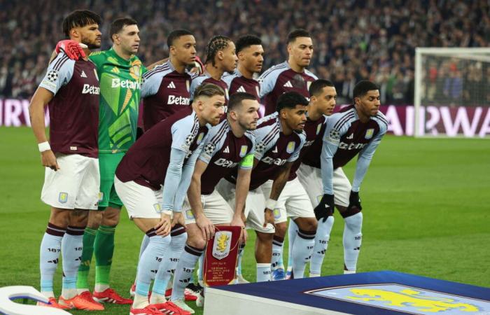 Paris against Aston Villa, the complete quarter program
