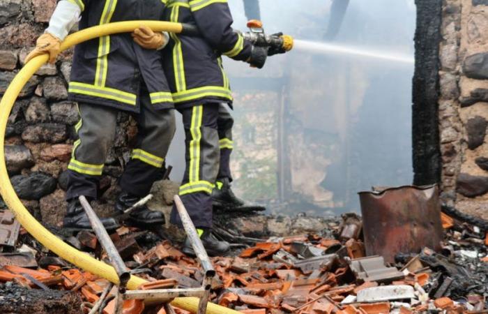 A home goes up in smoke