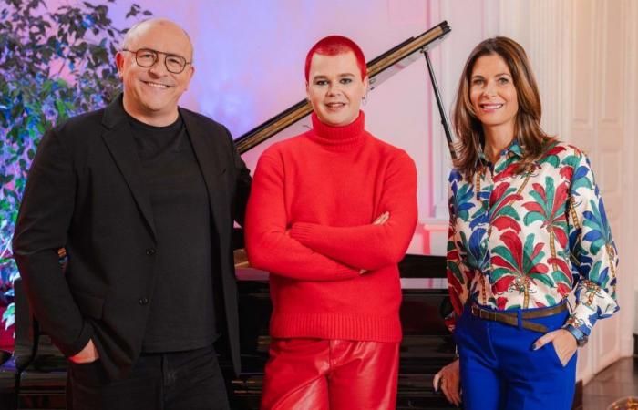 Joëlle Scoriels, the new pair of Jean-Louis Lahaye to comment on the Eurovision song competition!