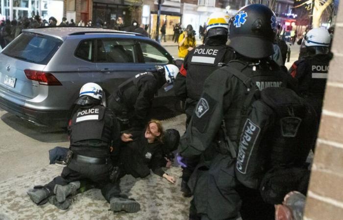 [EN IMAGES] Day loaded in the streets of Montreal: a manifier under high tension Vire in confrontation with the police