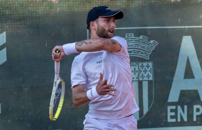 Corentin Moutet threatened by a Russian player at the Aix tennis tournament