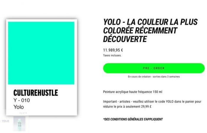 A British artist announces that he has created a new color painting … Is it really possible?