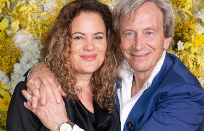 Rare couple outing for Alain Choquette and her lover