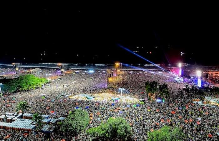 Lady Gaga ignites the scene in a Megacaconcert in Rio