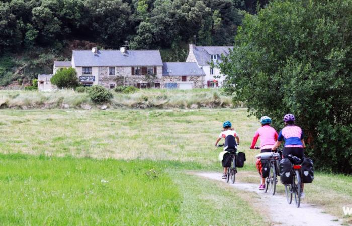 The concept that seduces bicycle travelers