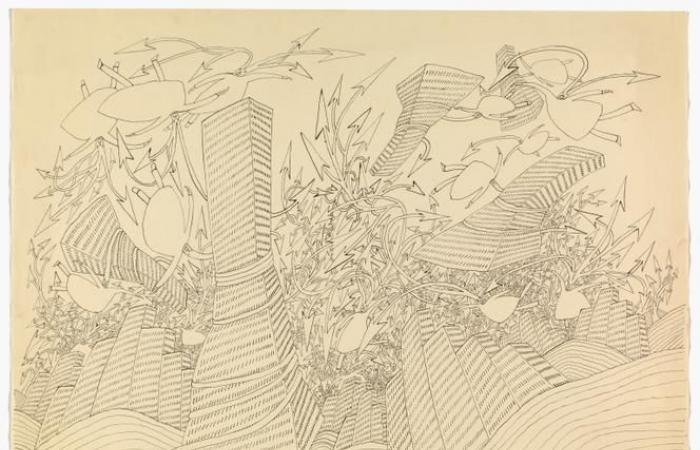 In the city of Arles, the drawing takes unexpected and exciting forms