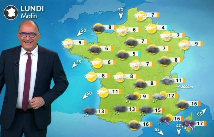 Weather of your Sunday, May 4: between strong thunderstorms to the south and brutal refreshment in the north