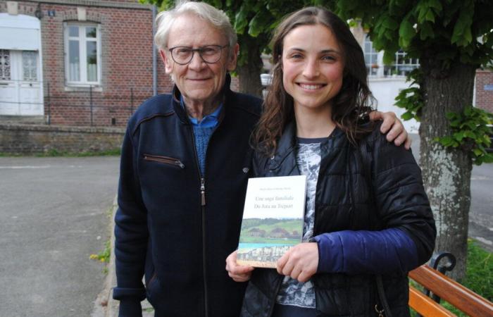 Michel Bilon and his granddaughter Marilou Boully write a book on their family