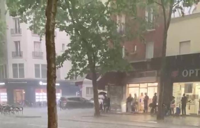 An important episode of hail touches Île-de-France