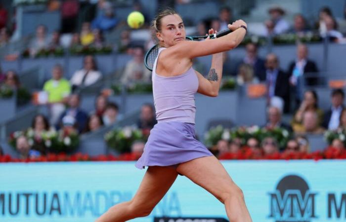 Sabalenka won the Madrid tournament for the third time