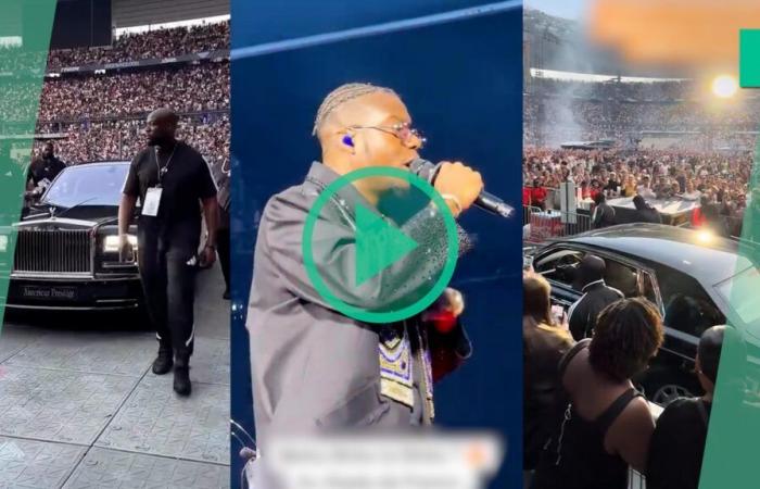 Rapper Ninho offers himself an arrival in Rolls-Royce for his concert at the Stade de France