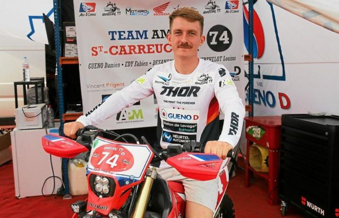 Louison Berthelot signs a great victory at the enduro motorcycle in Gomené