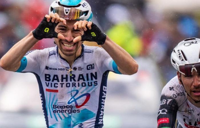Lenny Martinez wins the queen stage of the Tour de Romandie and the yellow jersey