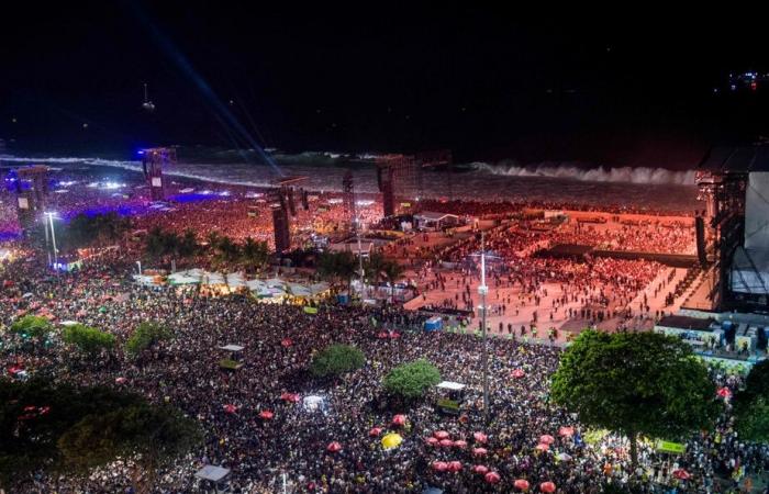 Free concert on the beach | Lady Gaga sets fire to Rio