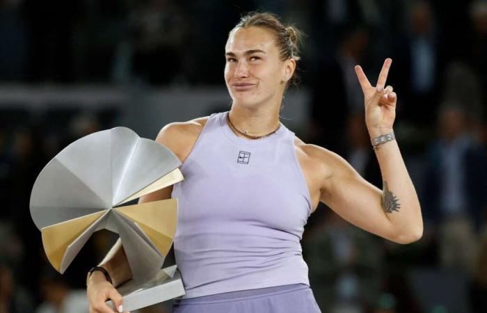 Tennis: Sabalenka has “much more confidence” on clay