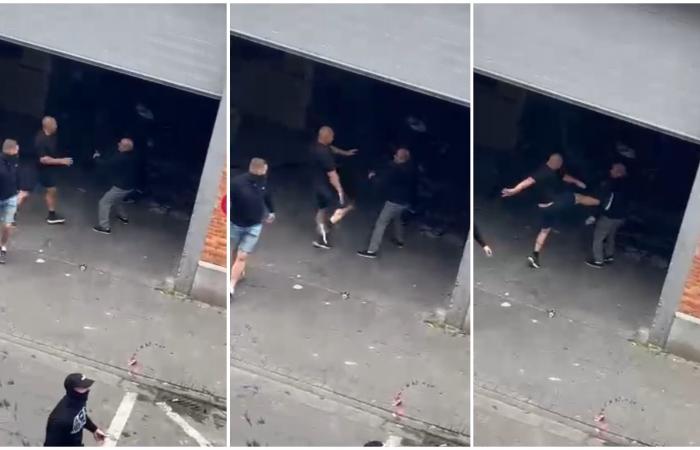Belgian Cup: clashes between supporters at Brussels-Central station and in the maritime district are at least two injured (videos)