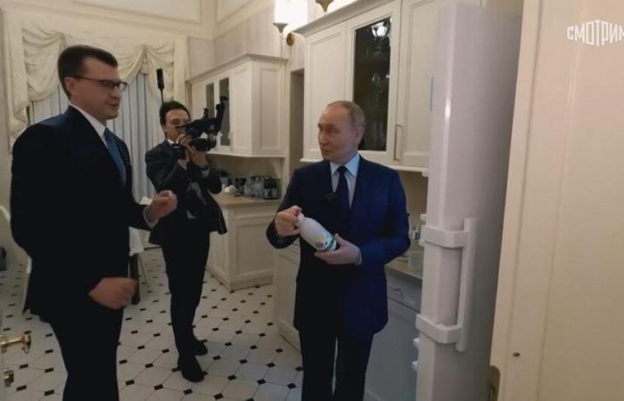 When Russian television opens the fridge of Vladimir Putin