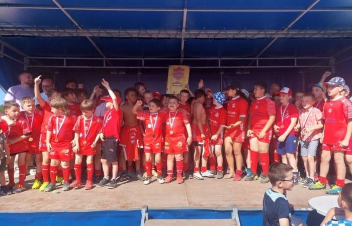 Rugby – Challenge Repiquet: U8, U10 and U12, RC Montceau Grande winner