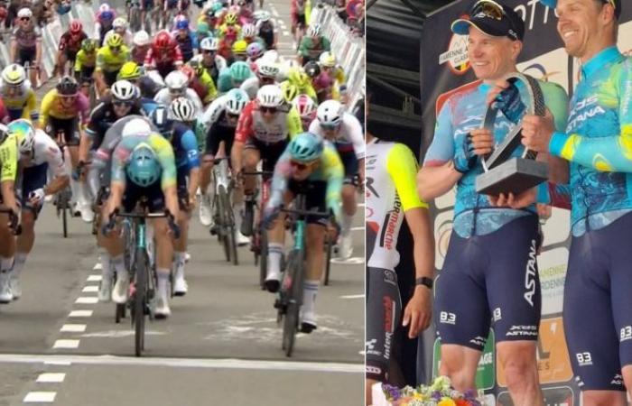 Cycling. Famenne Ardenne Classic – Max Kanter wins a stormy sprint, doubled XDS Astana