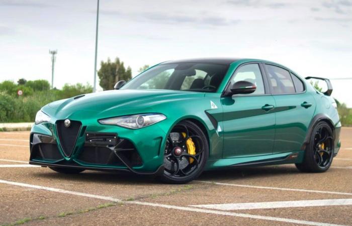 A rare Alfa Romeo Giulia Gtam for sale at auction