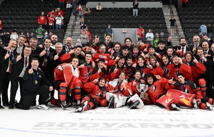 Canada has won the honors of the World Championship under 18 2025 of the IIHF