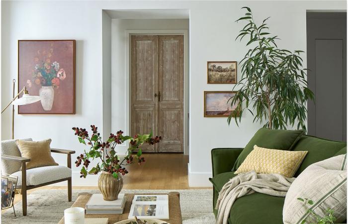 Contemporary and green decoration by Joanna Gaines