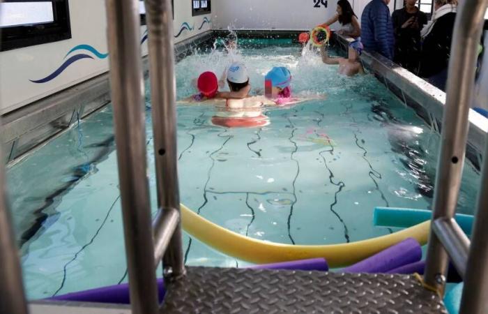 In Allos, a traveling swimming pool will allow children from Haut Verdon to learn to swim from May 12 to 24