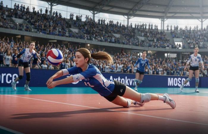 Auriane Biemel: French volleyball queen