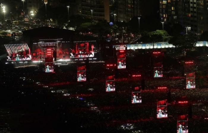 Dresses, hidden dancers, pyrotechnics… Lady Gaga sets fire to Rio with a free mega-concert
