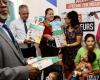 ARS and the department distribute mosquito nets to pregnant women and children