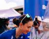 The Girondine India Grangier on the assault of the Vuelta